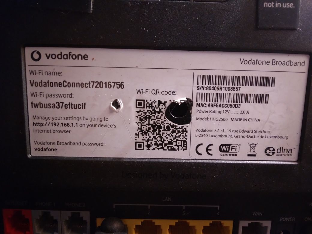 WI-FI router Vodafone