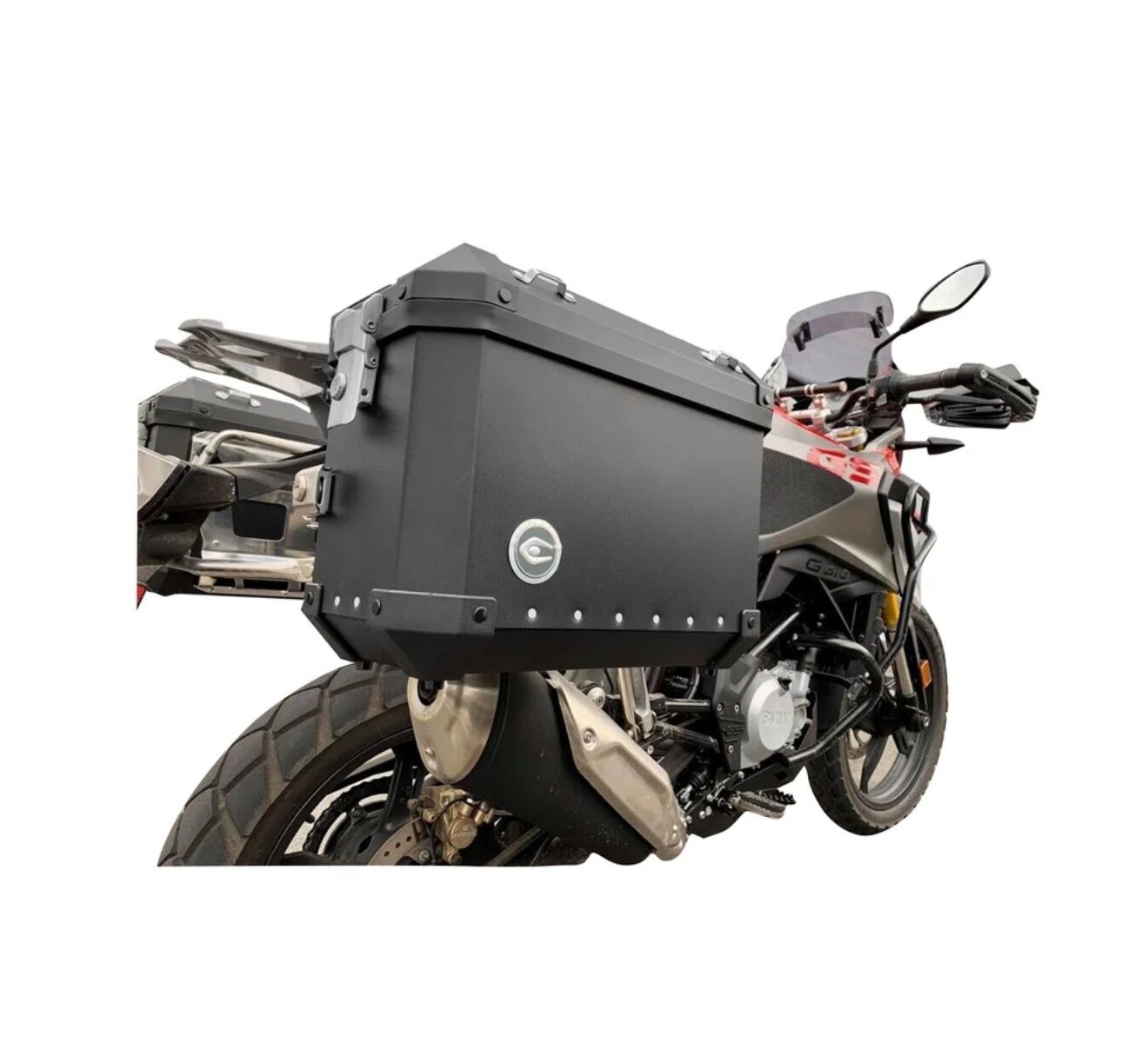Cutii laterale Coocase X4 aluminiu 2x28L genti laterale moto