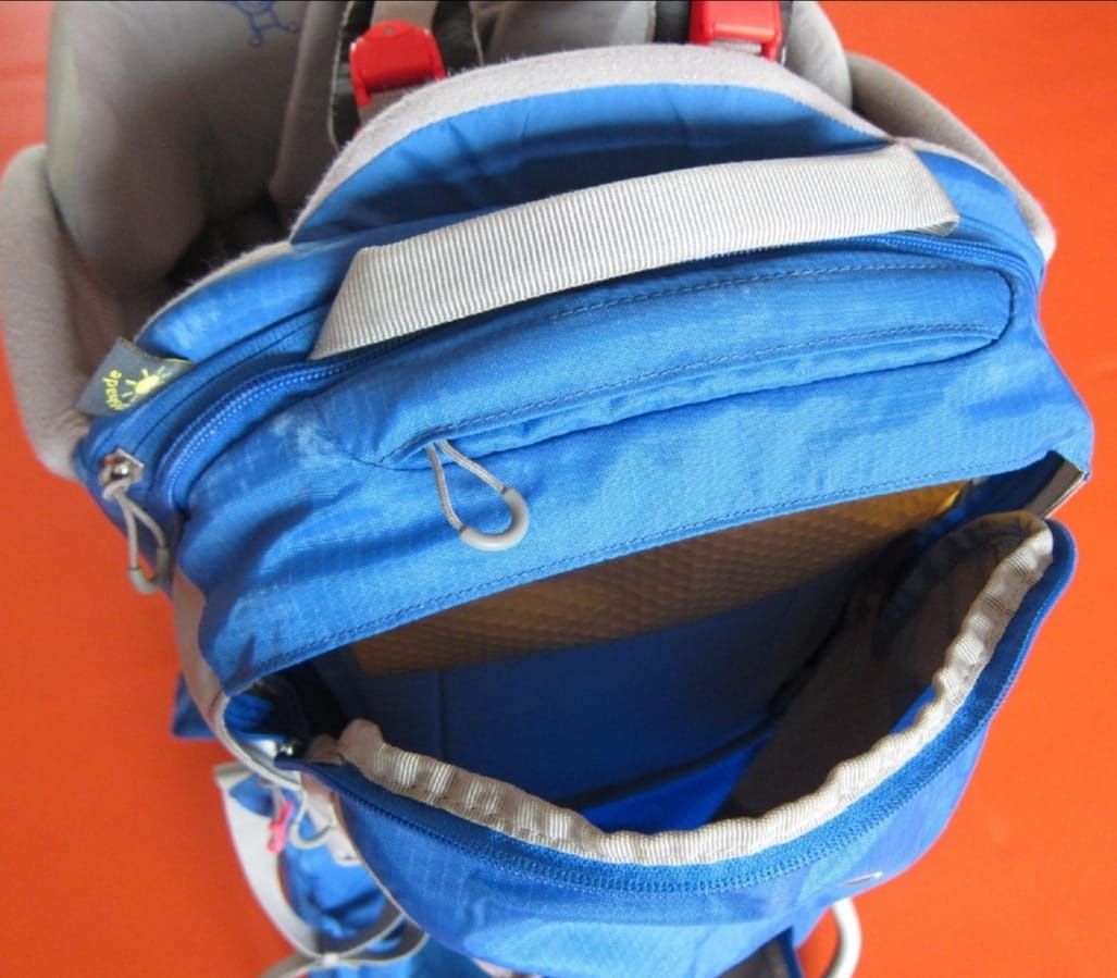 Osprey poco premium, разница за носене на детей  до 23кг, 34 l