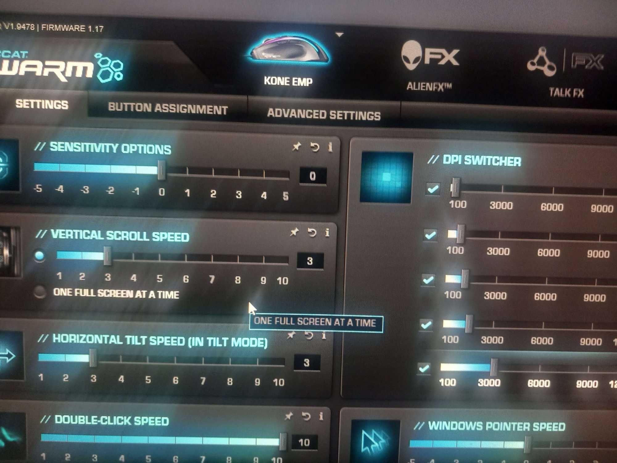 Roccat Kone EMP in stare perfecta folosit de 9 ori