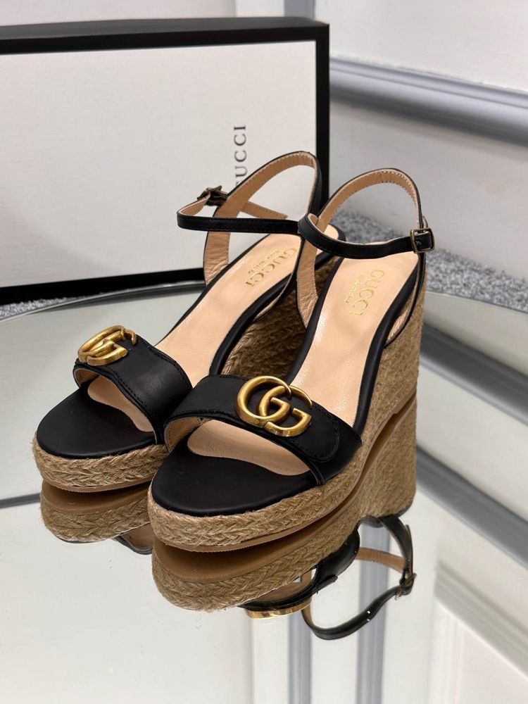 Sandale Gucci - POZE REALE- calitate superioară:mărimi 36-41