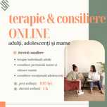 Terapie și consiliere adulți și mămici sau viitoare mămici