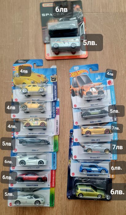 Hot wheels - Сет 5 броя