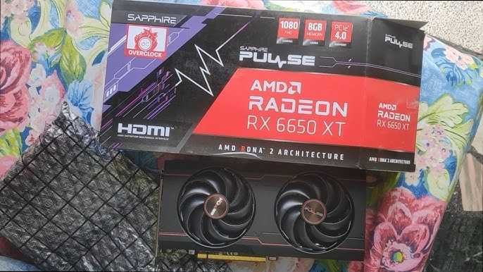 AMD Radeon Rx 6650 XT Saphire Pulse Black 8Gb