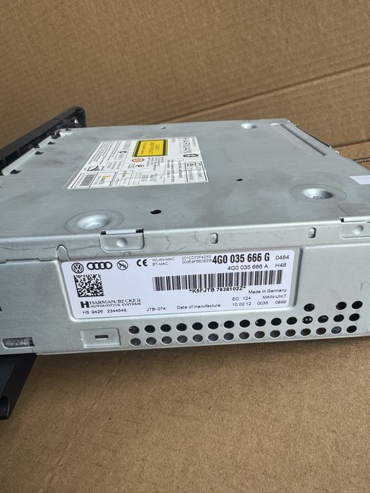 Unitate multimedia audi cod 4G0035666G / 4G0035666A
