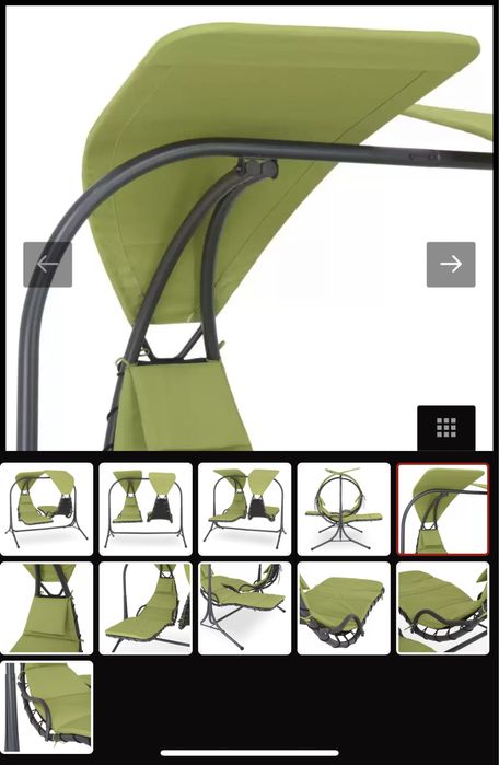 Balansoar dublu verde