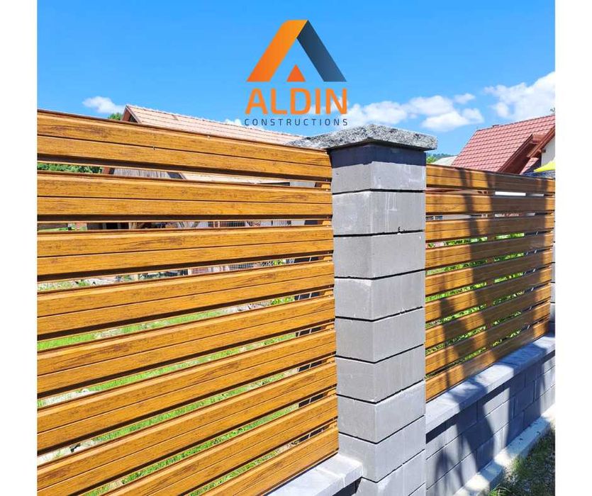 Șipcă metalică | Gard tip Jaluzele | Importator direct