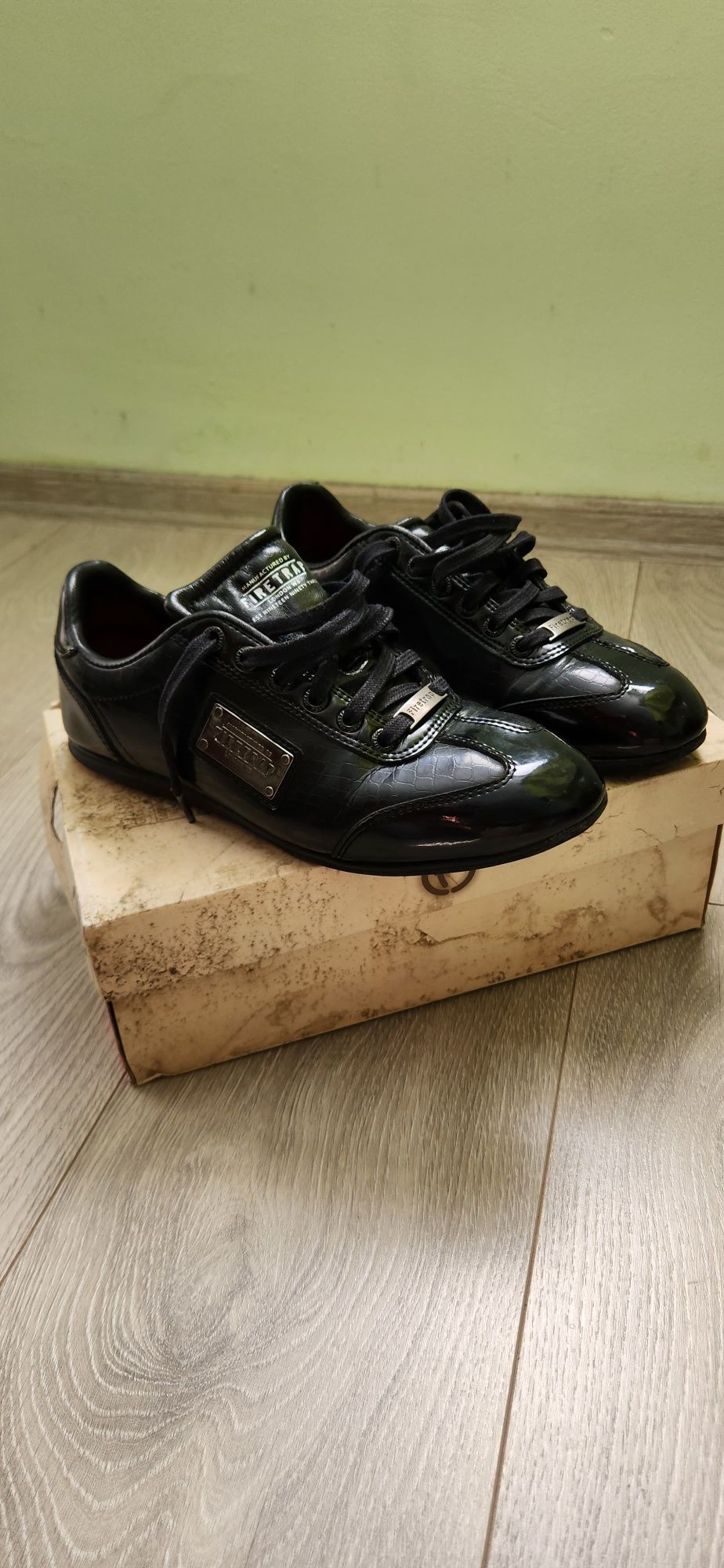 Мъжки спортно елегантни обувки Firetrap Dr. Osindrero black Croc