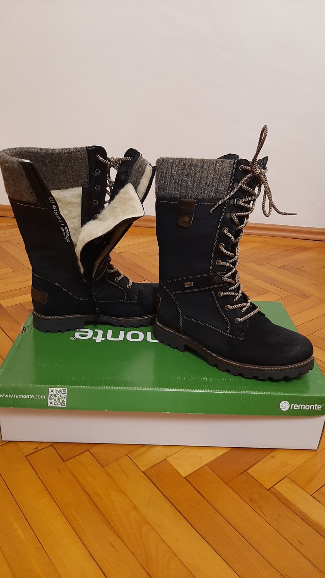 Cizme piele dama Remonte