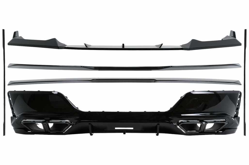 Pachet Aero BMW G70 M-Tech (2022-up) Black Knight Look Negru Lucios