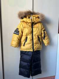Детская зимняя куртка и комбинезон