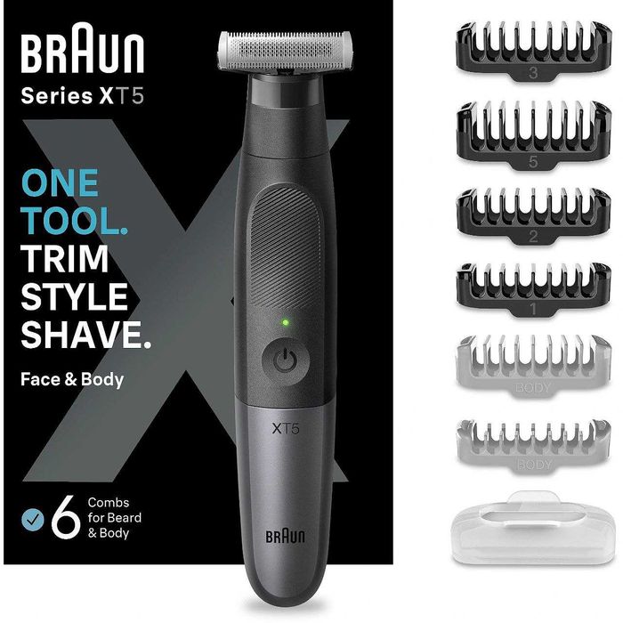 Беспроводной триммер/бритва Braun All-In-One Series XT5 Wet & Dry