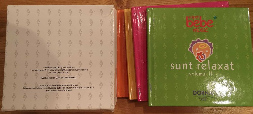 colectie CD-uri SuperBebe muzica - 4 cd-uri