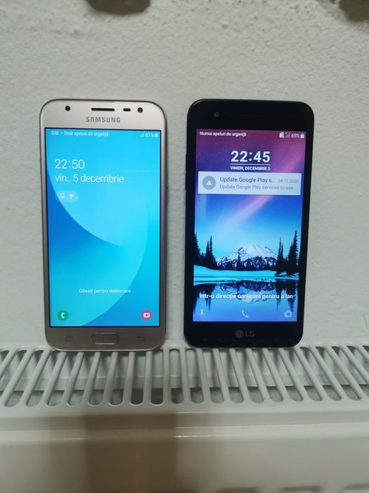Samsung J3 și LG K4
