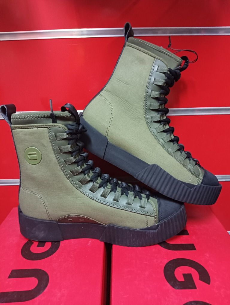 Уникални боти G-star Raw Rackam 41 42 нови мъжки джи стар кецове