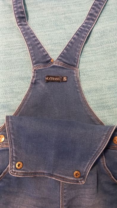 Salopeta blugi fetite, marimea 80