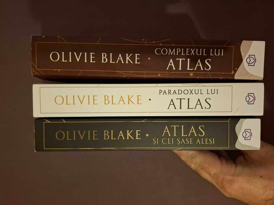 Trilogia COMPLETĂ The Atlas – Olivie Blake stare FOARTE BUNĂ!