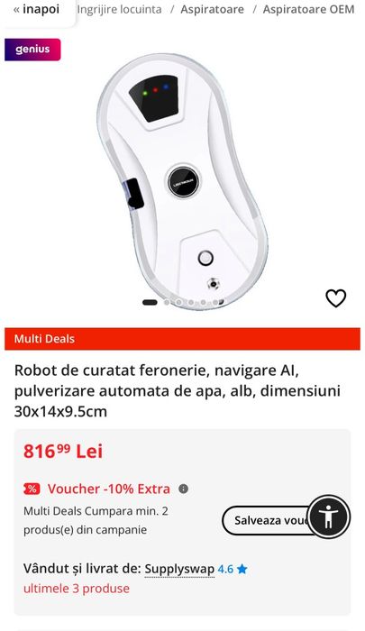 Robot spălat geamuri