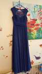 Rochie ocazie albastra, masura 40, potrivita pt o inaltime de ~ 1.65 m
