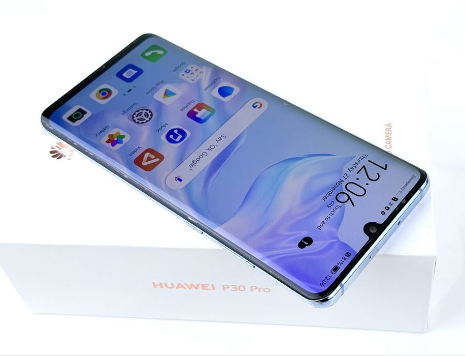 Huawei P30 Pro 128GB 6RAM Breathing Crystal Отличен! Гаранция!