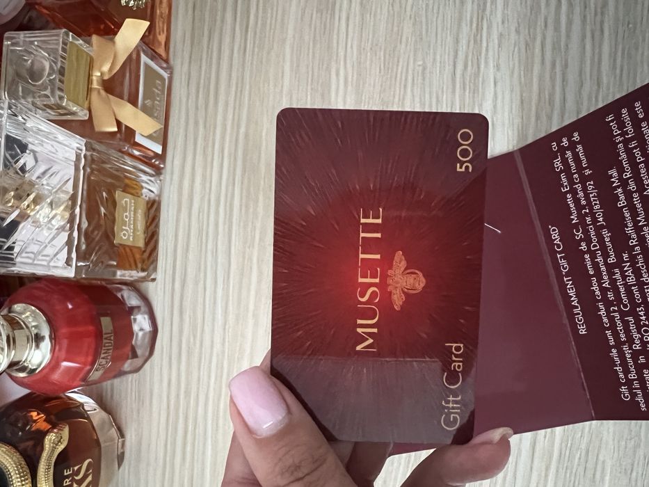 Card voucher cadou Musette 500 lei