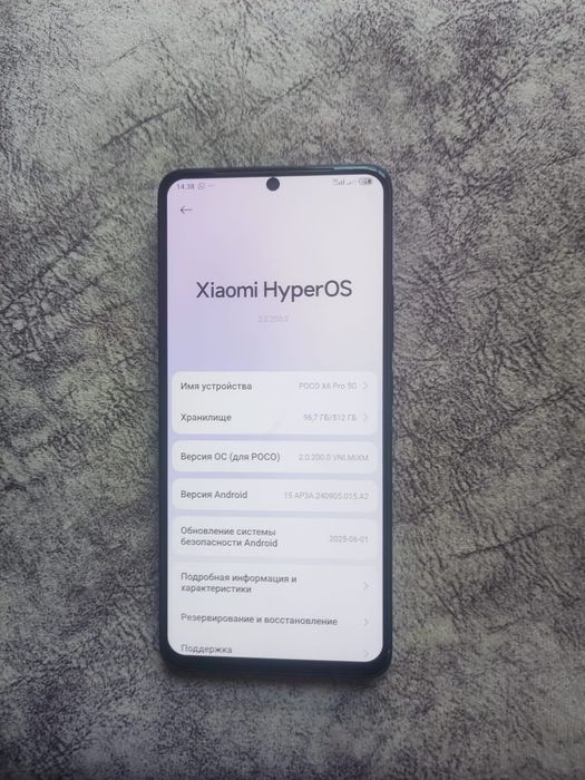 Poco x6 pro 5g телефон