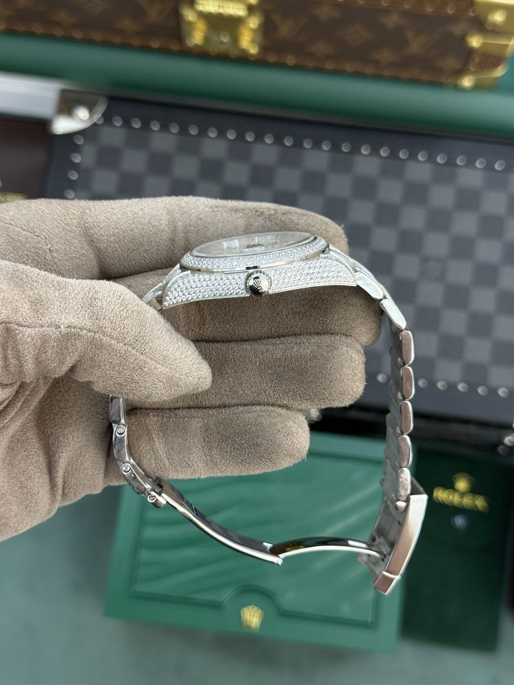 Rolex Date-Just 41 Index Ice Out