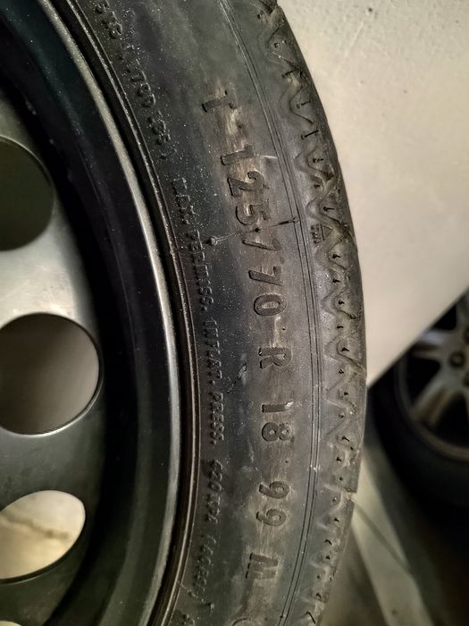 Резервна гума Патерица 5х100 VW AUDI Toyota Subaru