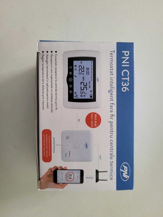 Termostat inteligent PNI CT36 cu WiFi controlabil prin aplicatie
