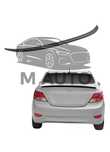 Заден Спойлер ЛИП Хюндай Акцент / Hyundai ACCENT (2011 - 2018г)