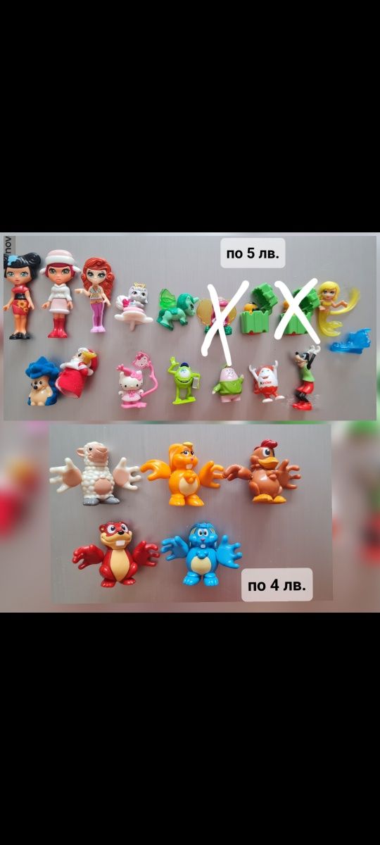 1.Киндер играчки/Kinder Surprise шоколадови яйца
