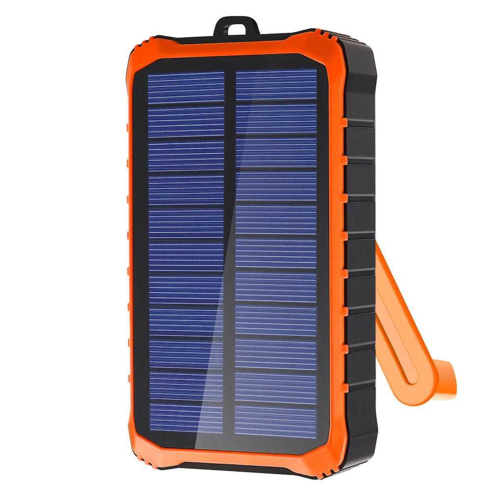 Соларна външна батерия с динамо и 2xUSB-A изхода от 4smarts Solar