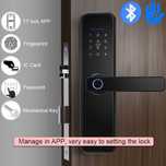Yala inteligenta X5 smart lock TTLOCK Negru / Silver