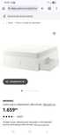 Pat ikea brimnes 180×200cm + 2 noptiere malm