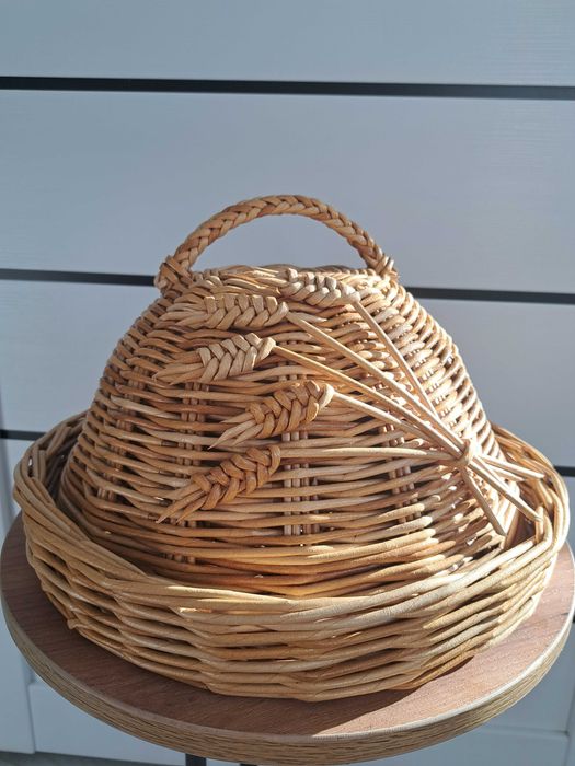 Хлебницы из бумажной лозы