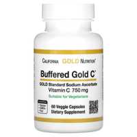 Витамин C, Аскорбат натрия, California Gold Nutrition, 750 мг, 60 капс