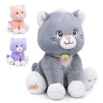 Мягкая игрушка Кошка Лина с клубникой — 30 см