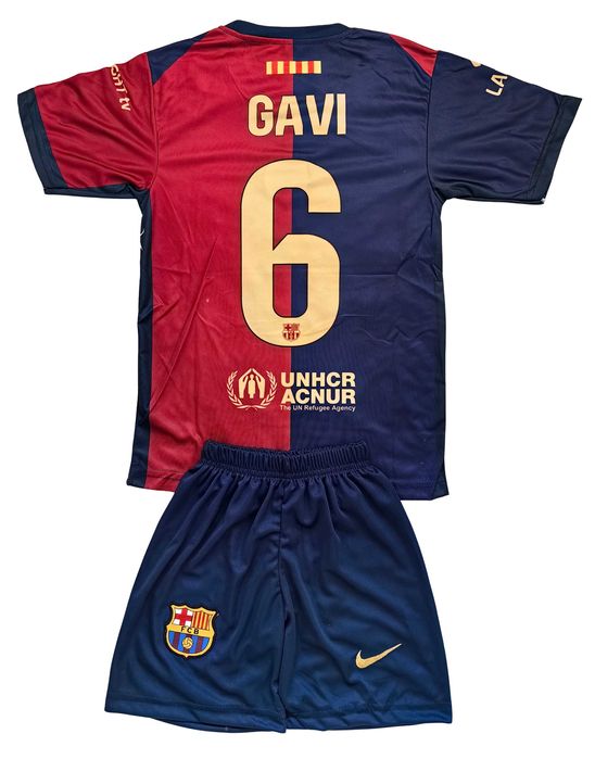 Детски футболен екип Барселона Гави  Gavi размер 128-134