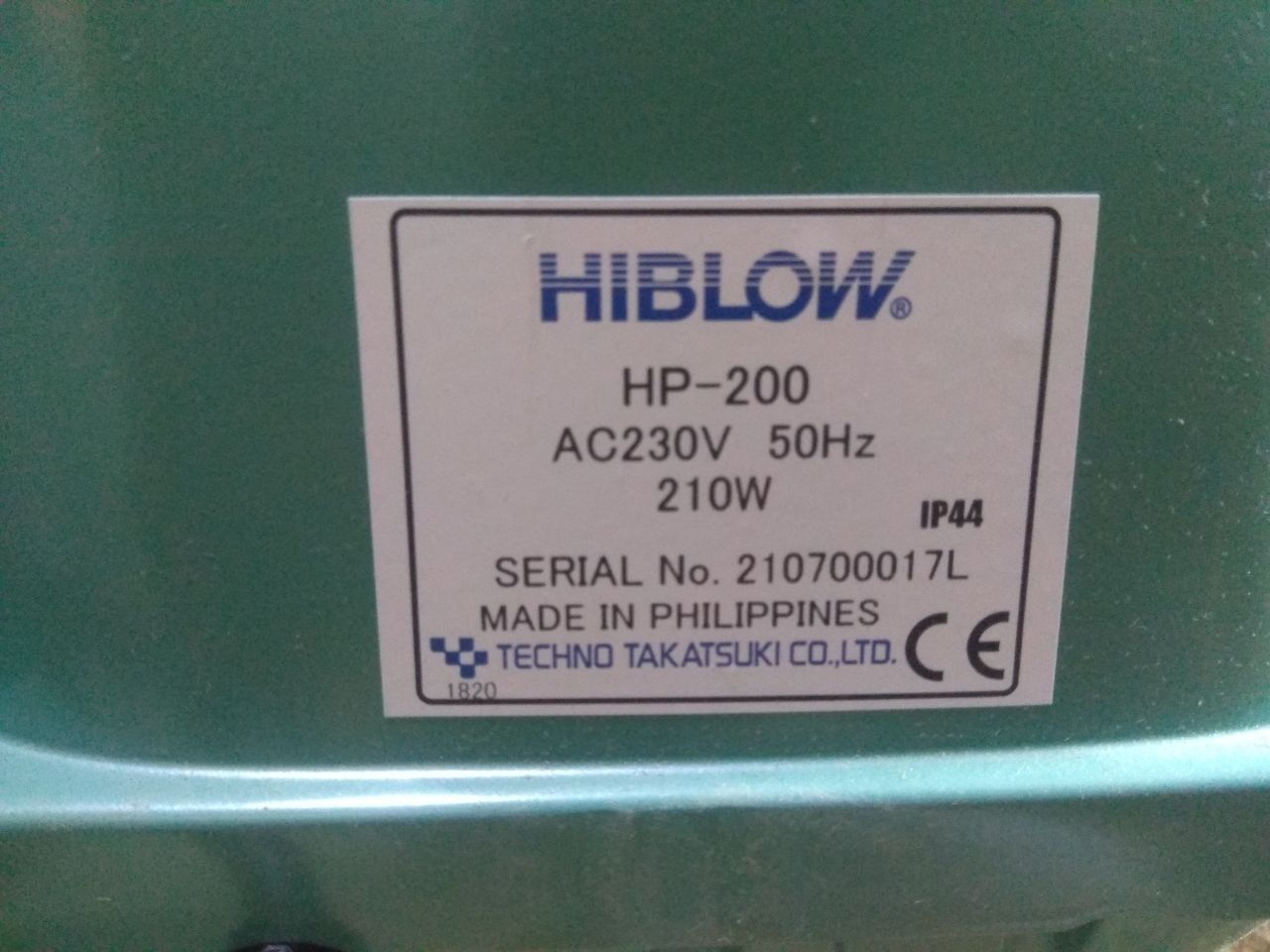 HIBLOW HP-200 Компрессор