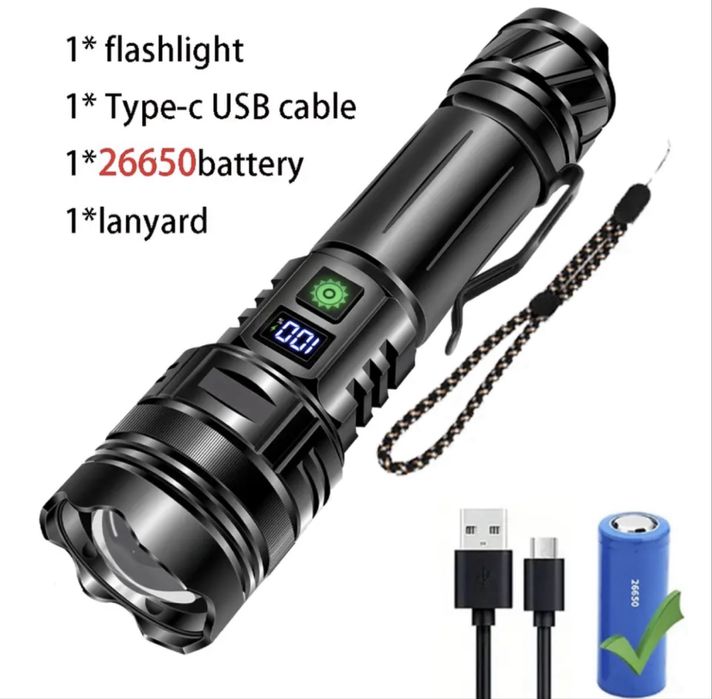 Lanterna 100000 lumeni, led 35w, 3000 metri noua