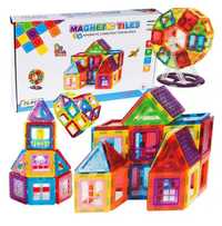 Set Inteligent de Constructie Magnetic cu 70 Piese