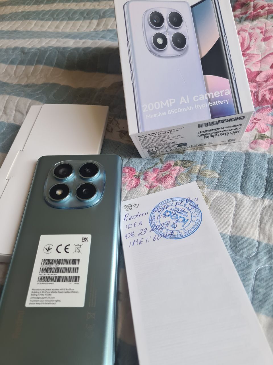 Redmi note 14 pro new
Ozu 12+4gb/256 GB
Bugun Malikadan olindi hali b