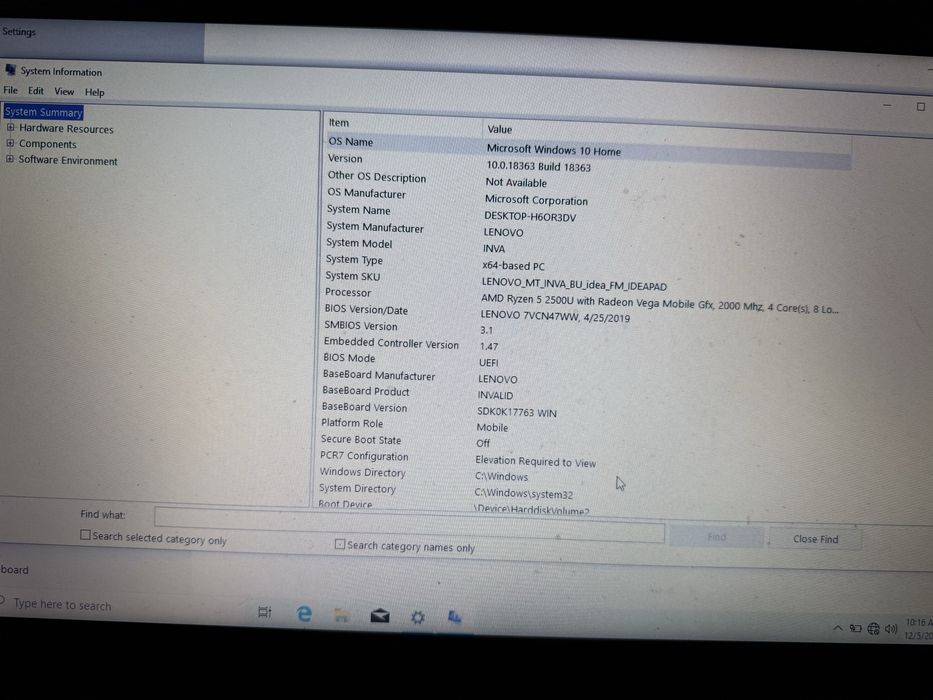 Lenovo лаптоп оригинален windows