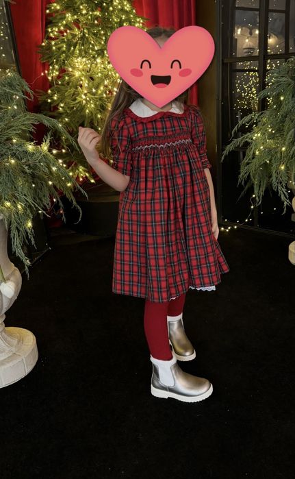 Детска коледна рокля Tutto Piccolo