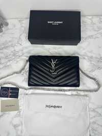 Geanta de lux YSL Saint Laurent piele naturala 100% cutie cadou