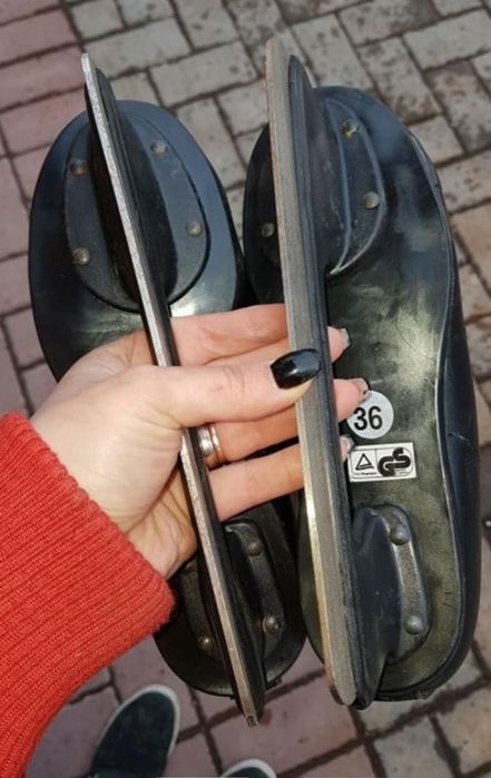 Patine din piele naturala 36