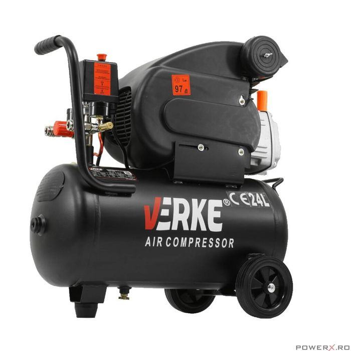 Compresor de aer cu 1 cilindri, 2CP 230V 130 L/min 8 bari, capacitate