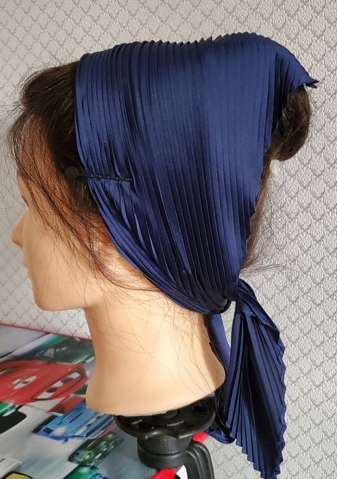 Плиссированый шарфик-косынка