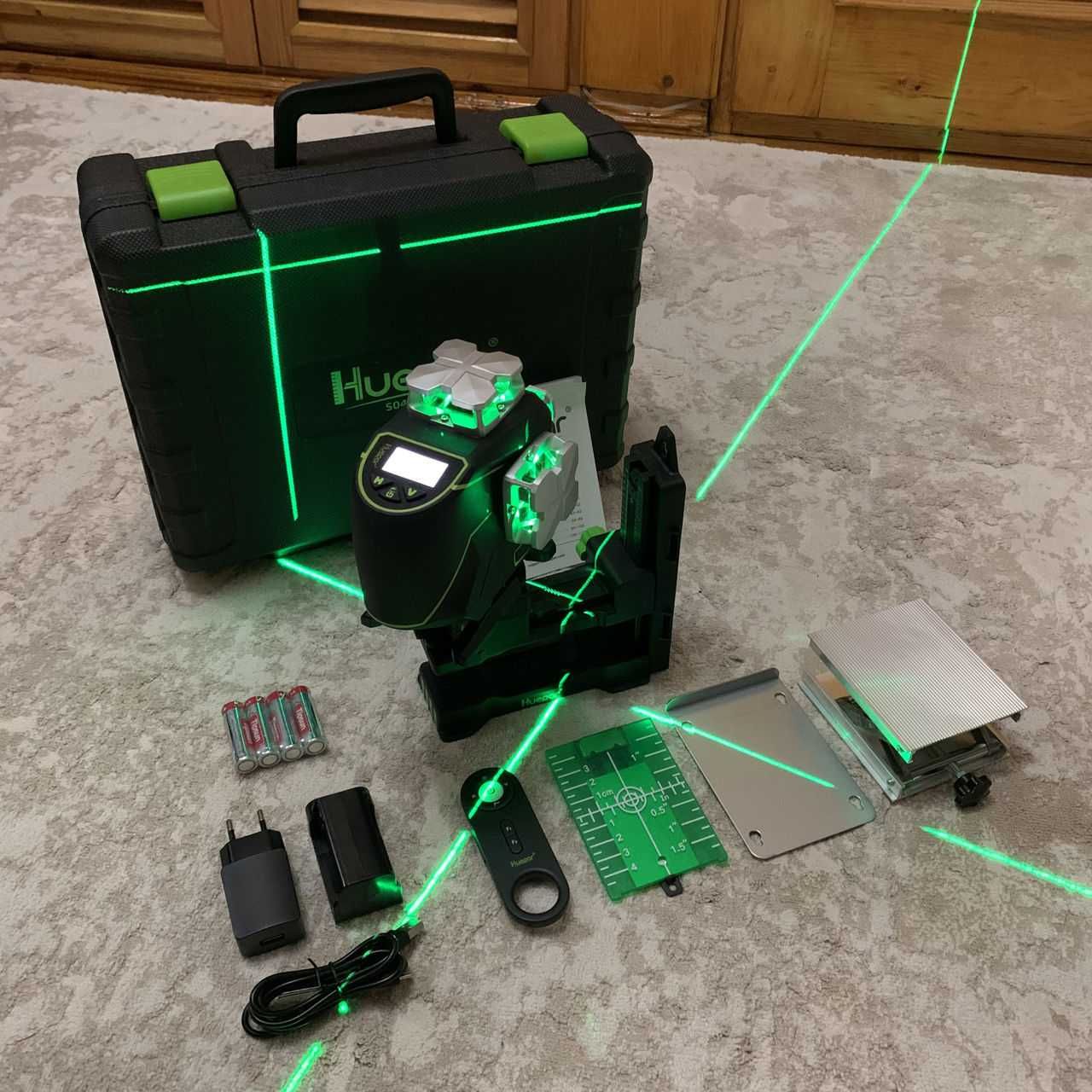 Nivela Laser Huepar S04CG 4D – 16 linii NOU!