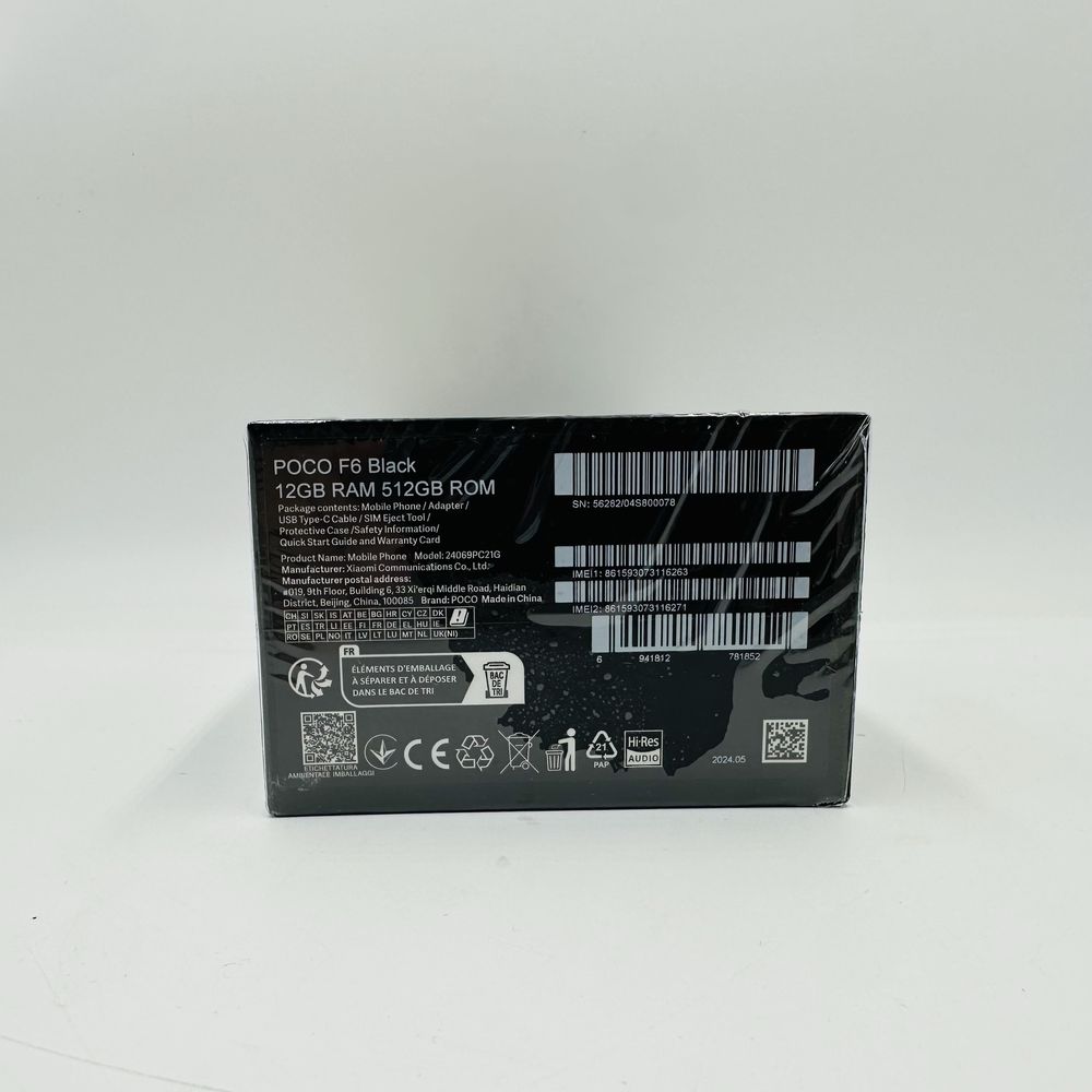 Xiaomi Poco F6 Black 12/512GB